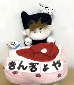 昭和レトロ ぬいぐるみティッシュカバー 金魚屋 男の子 お祭り おもしろ 当時物
