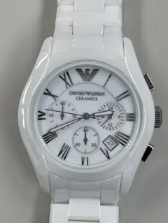 EMPORIO ARMANI セラミカ AR1403 メンズ クォーツ腕時計