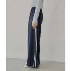 新品 Chico チコ ライン入りロゴジャージパンツ ネイビー　サイズS