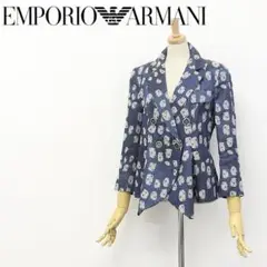 A4015■国内正規品■エンポリオアルマーニ シルク混 ダブル ジャケット 42