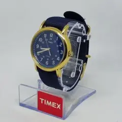 TIMEX ウィークエンダー セントラルパーク ネイビー/ゴールド ライト不点灯
