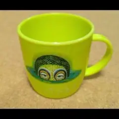 蛍光グリーン マグカップ キャラクター