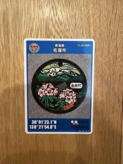 新潟県佐渡市 マンホールカード 金井町