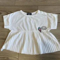 Kladscape（グレードスコープ）アイスクリーム刺繍入りカットソー90㎝女児