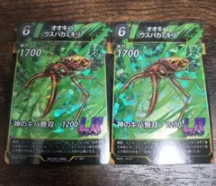 蟲神器 LR オオキバウスバカミキリ 2枚 虫神器