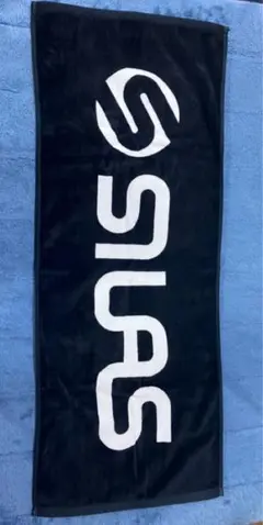 SILAS OLD LOGO TOWEL サイラス ブラック　スポーツタオル　綿
