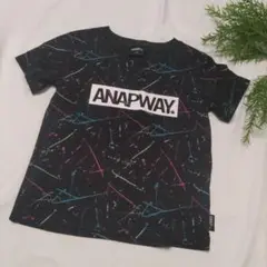 110 ANAPWAY スプラッタープリント Tシャツ