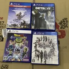 PS4、ps5ソフト計４本セット