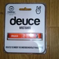 【値下げ不可】新品未開封deuceリストバンド　オレンジマーブル①