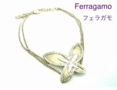 ☆極美品 Ferragamo フェラガモ ダブルチェーン ブレスレット