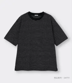 ストライプ柄 クルーネックTシャツ 半袖 ボーダーTシャツ
