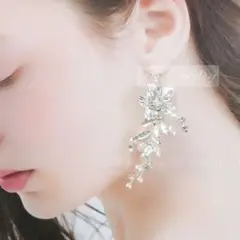 ☆ピアス(イヤリング)☆ブライダル 結婚式 シルバー ウェディングアクセサリー