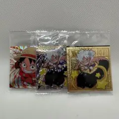 ワンピース シールウエハース LOG.12 ゴールドパラレル ルフィ 3枚セット