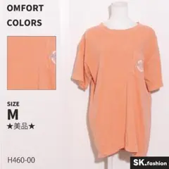 ★美品★ OMFORT COLORS トップス　Tシャツ　半袖　胸ポケット付き