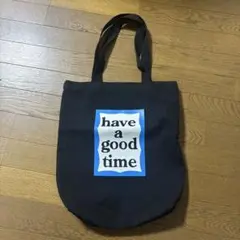 have a good time トートバッグ 黒