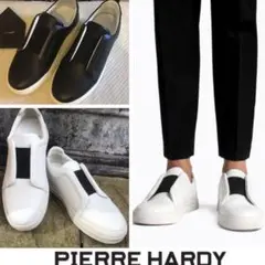 PIERRE HARDY◆ピエールアルディ スニーカー/40/WHT/牛革
