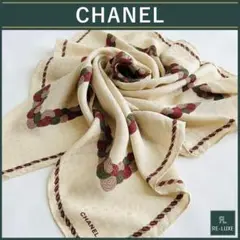 CHANEL ヴィンテージ　長方形ロングスカーフ　未使用 CHANEL ヴィンテージ 長方形ロングスカーフ 未使用 CHANEL