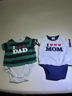 I ❤️DAD & MOM ベビー服セット0~3ヶ月