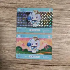 カードダス ホロライブ5　天音かなた　ノーマル パラレル　２枚セット