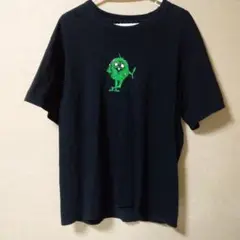 huf キャラクター Tシャツ 黒
