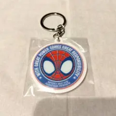 アクリルネームキーホルダー　スパイダーマン　スパイディ　丸型