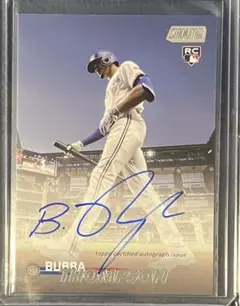 BUBBA THOMPSON TOPPS STADIUM CLUB auto