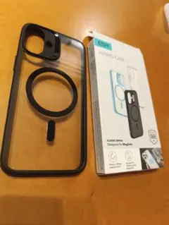 iPhone16 plus ESR Case マグセーフ対応 クリアブラック