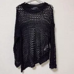 JEANASIS ホールメッシュアシメプルオーバー
