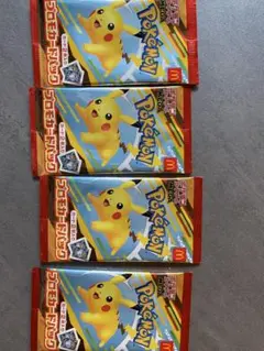 ポケモンカードピカチュウ 4パック　マック