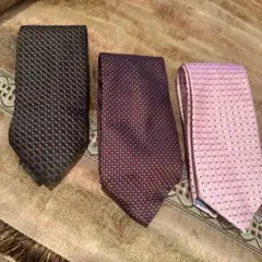 ⭐︎ドット柄ネクタイ3本セット