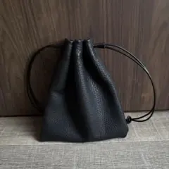 本革巾着袋・物入れ 中 ☆594☆