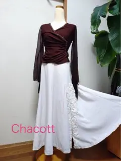 【Chacott 】ダンススカート　ホワイト