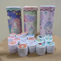 ハンドメイド　ぽっとん落とし　知育玩具　おもちゃ　3セット　女の子向き
