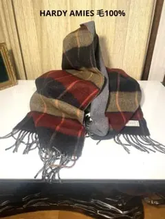 美品　HARDY AMIES 毛100% マフラー　ADMJ、アタオ、等お好な方