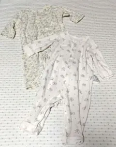ベビー　ロンパース　パジャマ　2枚セット　70cm