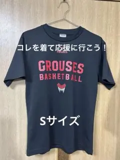 富山グラウジーズ　tシャツ　 GROUSES BASKETBALL Sサイズ