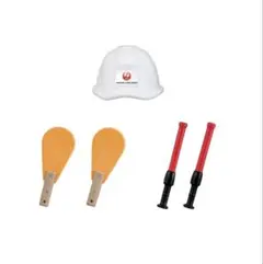 JAL ヘルメット&パドル&誘導灯 ガチャ