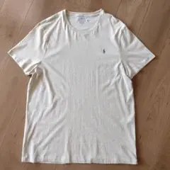 POLO RALPH LAUREN Tシャツ/半袖/薄ベージュ系/古着/XXL