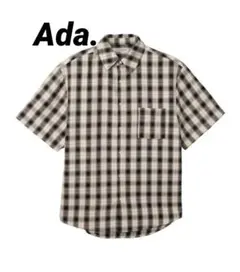 【新品・未使用】Ada. オーバーサイズシャツ 半袖シャツ M