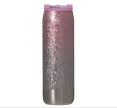 スタバ　カンシェイプステンレスボトルクラックパープルグラデーション473ml
