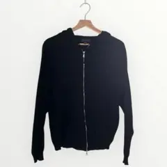john smedley cotton zip up parka