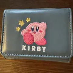 星のカービィ　さがら刺繍 三つ折りウォレット 【スター柄】　財布