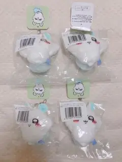 ちいかわ　モモンガだらけくじ　E賞：マスコット（サイッコーに決まってるッ）　４つ