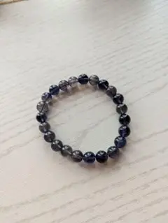 高品質アイオライトブレスレット