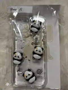 iPhone 15 パンダデザインケース iPhoneケース