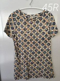 45rpm Tシャツ フラワー柄 サイズ２