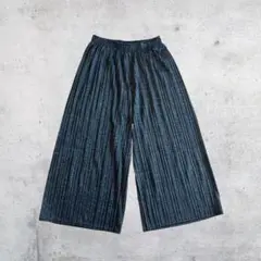 00's vintage ワイドパンツ イージーパンツ プリーツ グレー