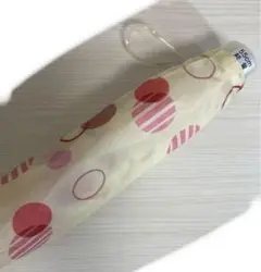 【新品未使用品】折りたたみ傘 ドット柄 軽量 55cm