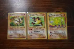 ポケモンカード 3枚セット マンキー オコリザル