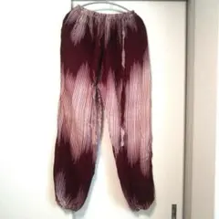 新品 裾絞りタイパンツ エスニック アジアン 涼しい 夏